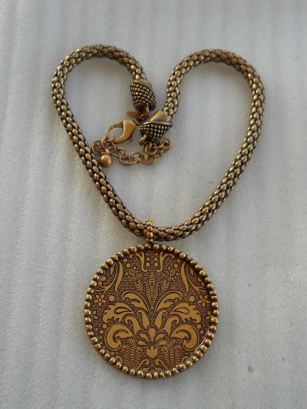 Chico's- Medallion Pendant Necklace   730